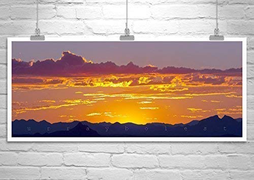 Панорамна снимка на стената на залез слънце в Аризона от Мъри Болесты